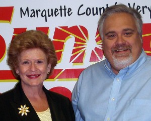 US Senator Debbie Stabenow and News Director Walt Lindala