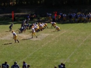 Negaunee Miners and Norway Knights on the Field in Norway on Saturday, September 29th, 2012